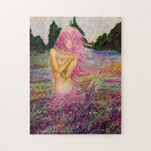 Watercolor - With Lavender Aroma Jigsaw Puzzle