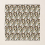 Watercolor Wolf Head Grey Black White Colours Scarf<br><div class="desc">Watercolor Wolf Head Logo Grey Black White This puzzle will be very difficult</div>