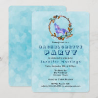 Watercolor Wolf - Wild Boho Style Bachelorette