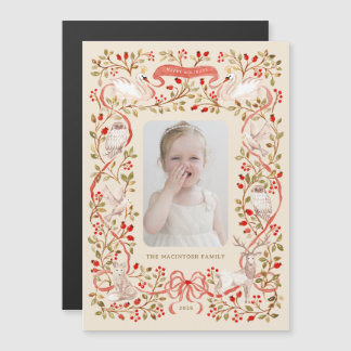 Watercolor Woodland Magnetic Invitation