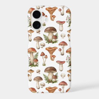 Watercolor Woodland Mushrooms Pattern – Case-Mate