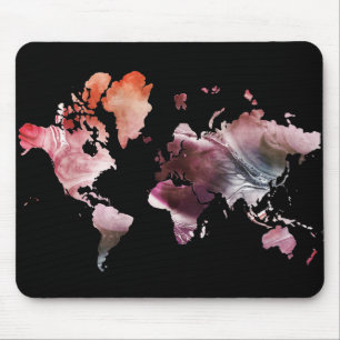 Watercolor World Mouse Mat