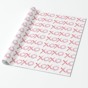 Watercolor XOXO Wrapping Paper
