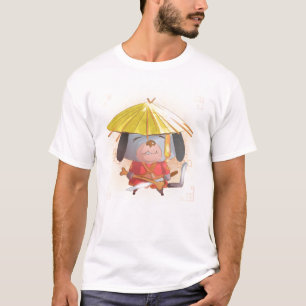 Watercolor Year of the Dog, Samurai T-Shirt