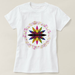 Watercolor Yoga Lotus Meditation Holistic T-Shirt