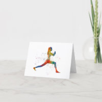 watercolor yoga