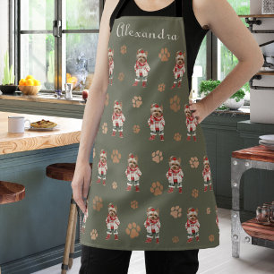 Watercolor Yorkshire Terrier  Apron