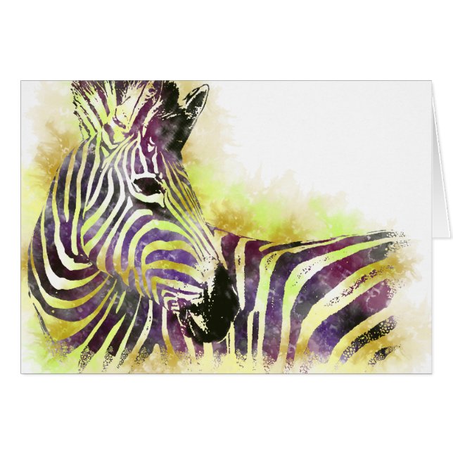 Watercolor Zeba (Front Horizontal)