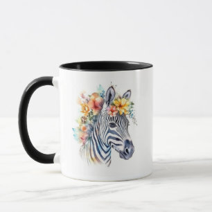 Watercolor Zebra Mug