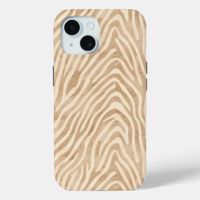 Watercolor Zebra Print Case-Mate iPhone Case (Back)