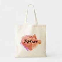 Watercolored Tote Bag