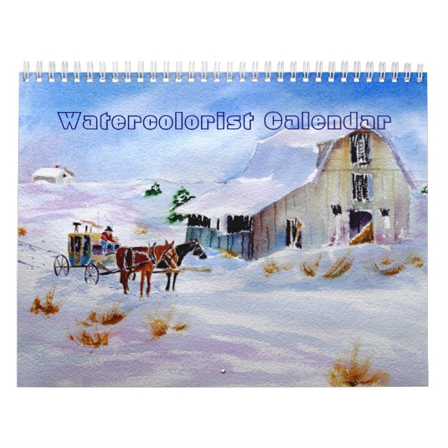 Watercolorist Calendar (Cover)