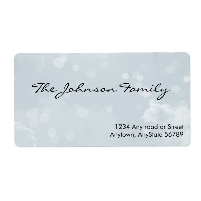 Watercolors Address Label (Front)