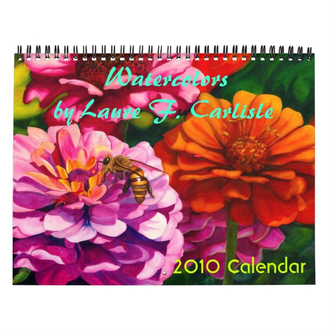 Watercolors by Laure F. Carlisle Calendar (Cover)