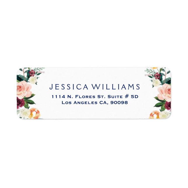 Watercolors Colourful Flowers (Front)