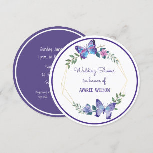 Watercolors Flowers Bridal Shower Invitation