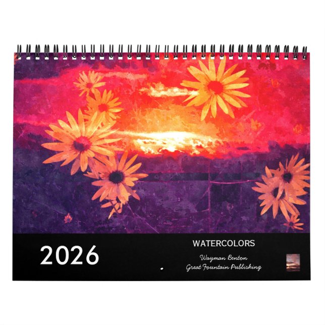 Watercolors Landscapes 2026 Calendar (Cover)
