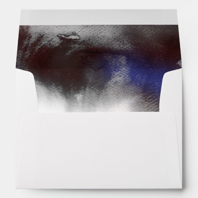 Watercolors Modern Elegant Envelopes (Back (Bottom))