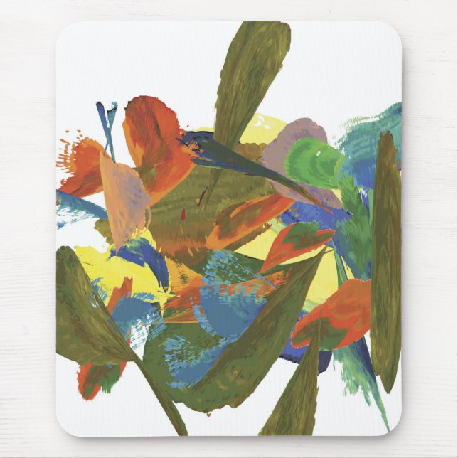 Watercolors Mouse Mat (Front)