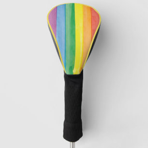 Watercolors Pride Rainbow Golf Head Cover