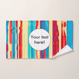 Watercolors texture hand towel