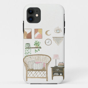 Watercolour Boho Styled Cosy Home Décor Case-Mate iPhone Case