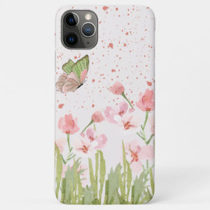 watercolour butterfly flower phone case/iphone 11  iPhone 11 pro max case
