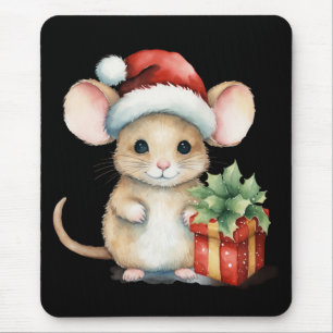 Watercolour Christmas Mouse Mat