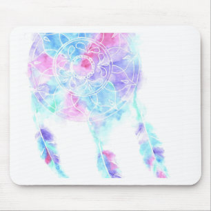 Watercolour Dreamcatcher Mouse Mat