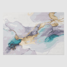 Watercolour Effect Wistful 1 Tissue Paper