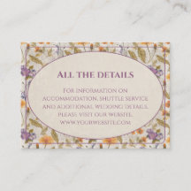 Watercolour Floral - enclosure card
