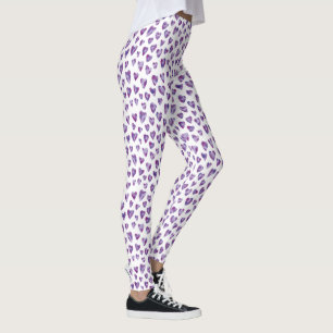Watercolour Heart Leggings