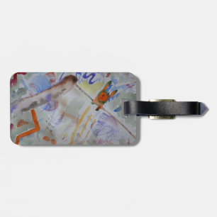 Watercolour Hummingbird Luggage Tag