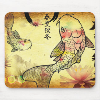Watercolour Koi Mouse Mat