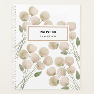 Watercolour Light Pink Florals Weekly Planner
