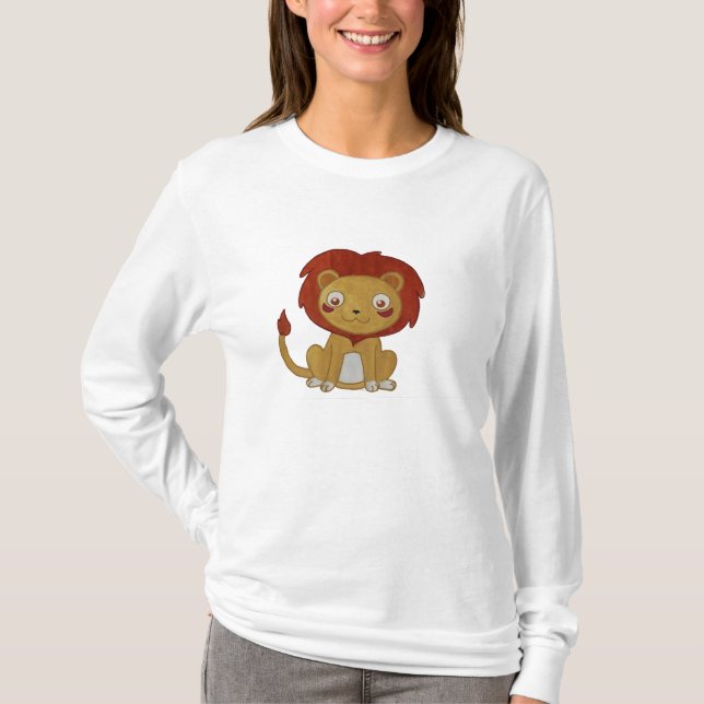 Watercolour Lion T-Shirt (Front)