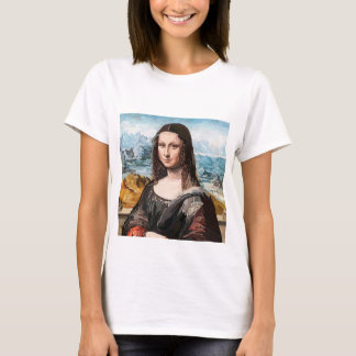 Watercolour Mona Lisa T-Shirt - Soft Aesthetic Art