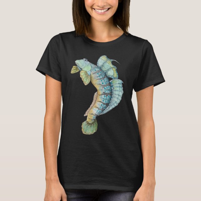 Watercolour Mudskipper T-Shirt (Front)