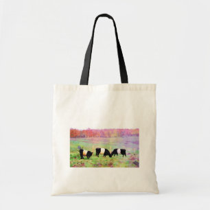 Watercolour painting of 3 Belties in the Autumn Tote Bag