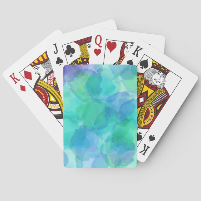 Watercolour Playing Cards (Back)