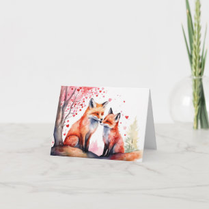 Watercolour Romantic Card