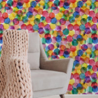 Watercolour Round Ink Dot Spotty Pattern