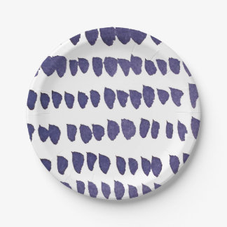 Watercolour Spots Paper Plate