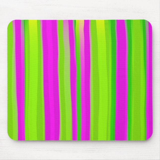 Watercolour Stripes Mouse Mat (Front)
