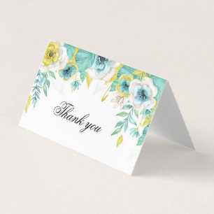 Watercolour Thank You Card