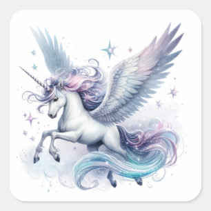 Watercolour Unicorn Stickers
