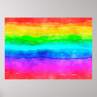 Watercolour watercolor paint wash poster