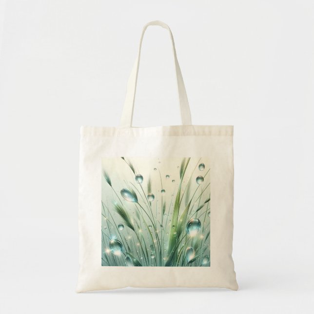 Waterdrop Pattern  Tote Bag (Front)