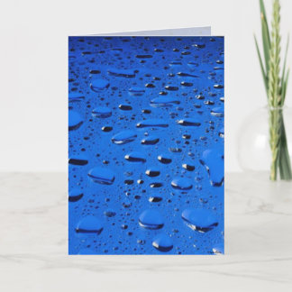 Waterdrops Card