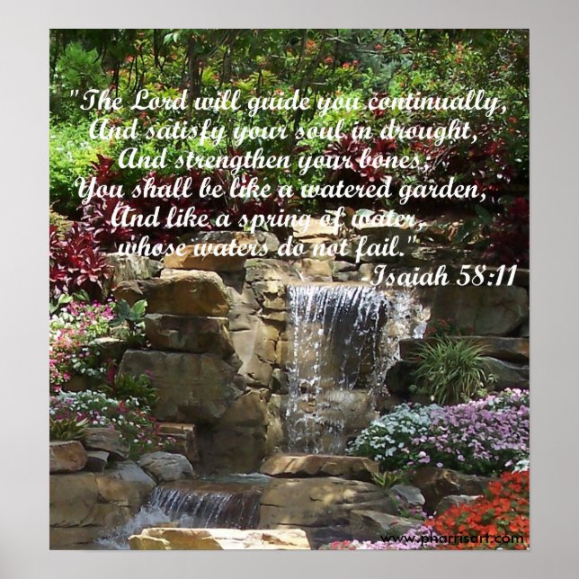 Watered Garden Print (Front)